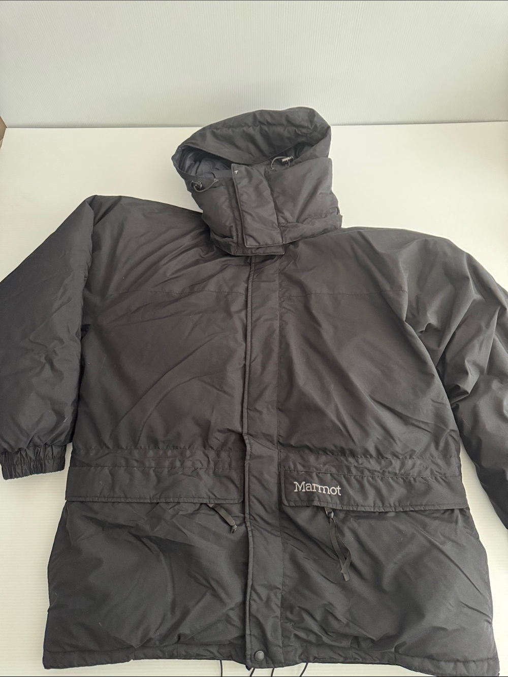 Marmot Men's Black Insulated Hooded parka Jacket